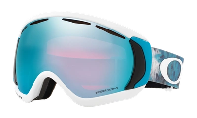 Shop Oakley Canopy™ (asia Fit) Snow Goggles In Tranquil Flurry Poseidon