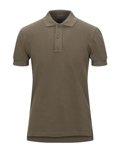 Shop Tom Ford Polo Shirt In Military Green