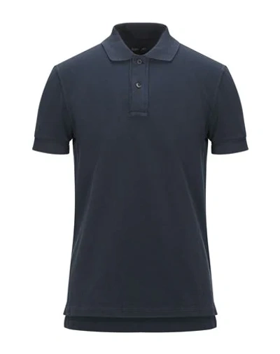 Shop Tom Ford Polo Shirts In Dark Blue
