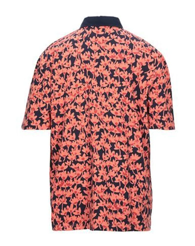 Shop Band Of Outsiders Polo Shirts In Coral