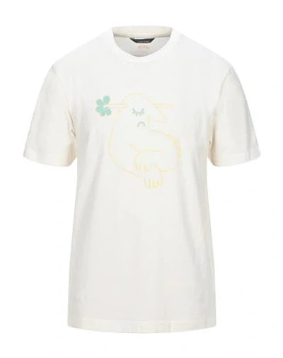 Shop Band Of Outsiders T-shirts In Ivory
