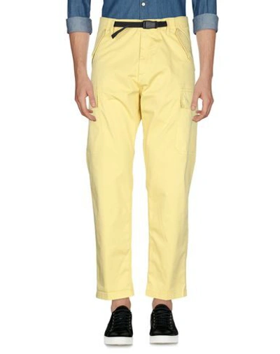 Shop Department 5 Man Pants Yellow Size 32 Cotton, Elastane