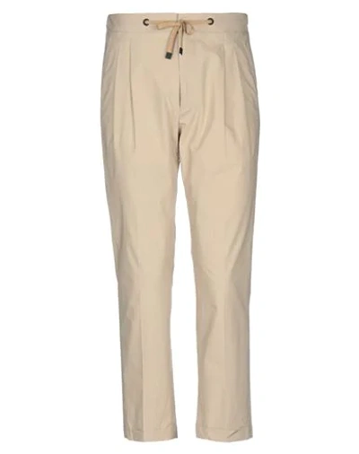Shop Be Able Man Pants Beige Size 30 Cotton, Elastane
