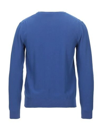 Shop Altea Man Sweater Blue Size S Cotton