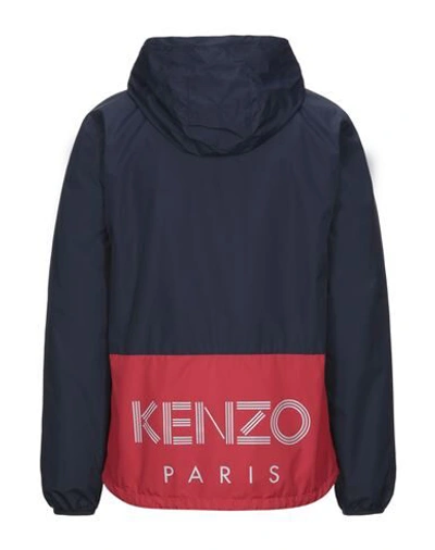 Shop Kenzo Jackets In Dark Blue