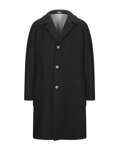 Shop Massimo Alba Coats In Steel Grey