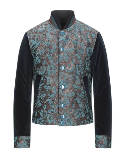 Shop Dolce & Gabbana Jackets In Turquoise