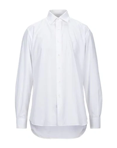 Shop Lanvin Striped Shirt In White