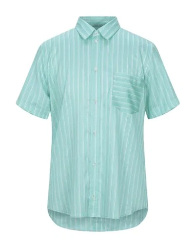 Shop Band Of Outsiders Shirts In Light Green