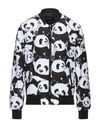 Shop Dolce & Gabbana Man Jacket Black Size 42 Polyester, Silk, Elastane