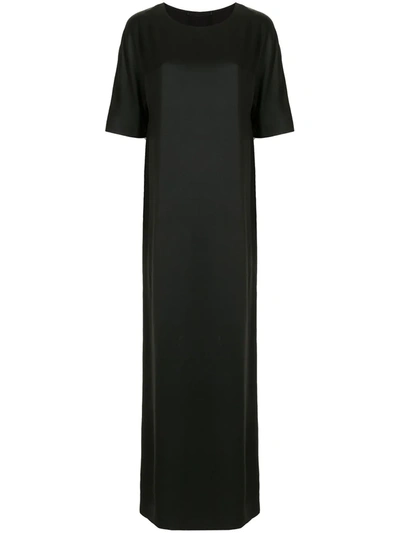 Shop Haider Ackermann Round-neck Maxi Dress In Black