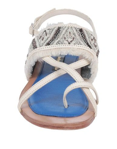 Meher Kakalia Flip Flops In Ivory