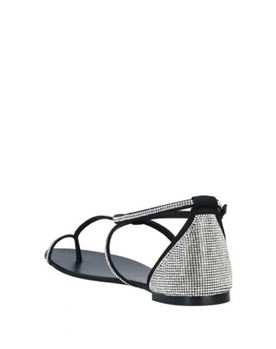 Shop Bibi Lou Woman Thong Sandal Black Size 7 Textile Fibers