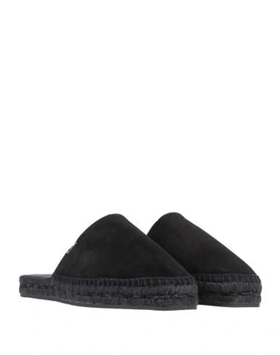 Giuseppe Zanotti Woman Espadrilles Black Size 5 Leather In Black
