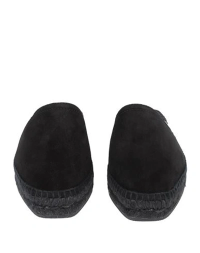Giuseppe Zanotti Woman Espadrilles Black Size 5 Leather In Black