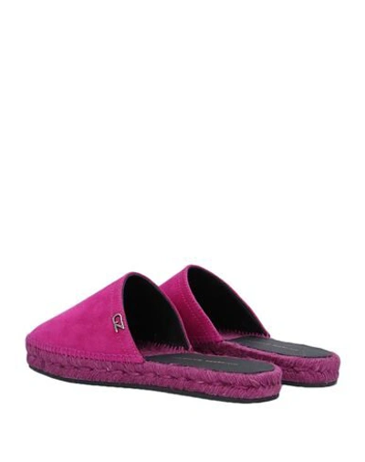 Giuseppe Zanotti Woman Espadrilles Mauve Size 5 Leather In Purple