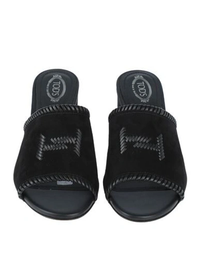 Tod's Sandals In Black