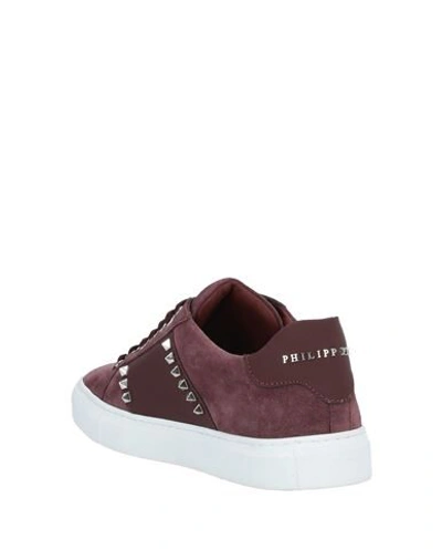 Philipp Plein Sneakers In Deep Purple