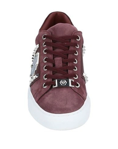 Philipp Plein Sneakers In Deep Purple