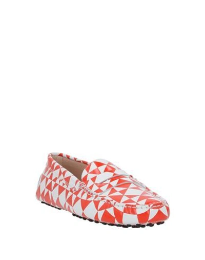 Tod's Loafers In Red