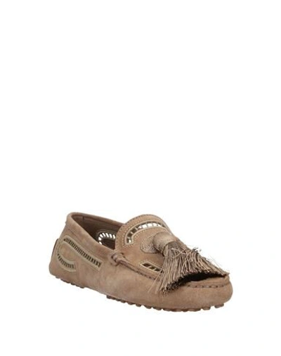 Tod's Loafers In Beige