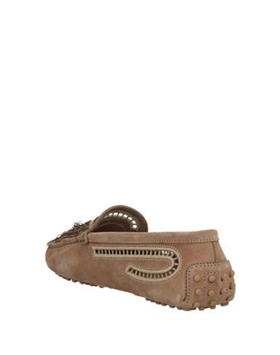 Tod's Loafers In Beige