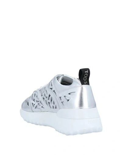 Tod's Sneakers In Silver