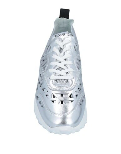 Tod's Sneakers In Silver