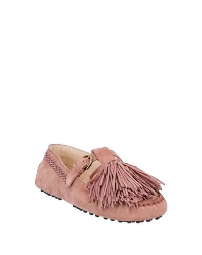 Tod's Loafers In Pink