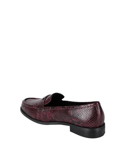 Shop Michael Michael Kors Loafers In Maroon