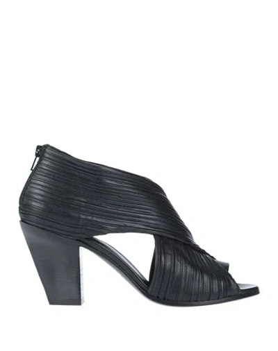 Shop Strategia Woman Ankle Boots Black Size 8 Soft Leather, Textile Fibers