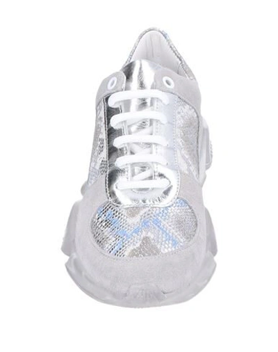 Shop Cavalli Class Sneakers In Light Grey