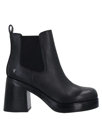 Shop Windsor Smith Ankle Boots In Black