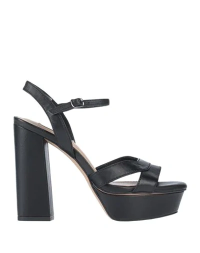 Shop Bibi Lou Woman Sandals Black Size 10 Soft Leather