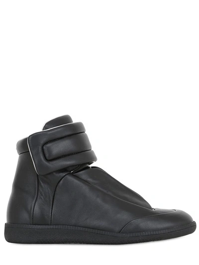 Maison Margiela Black Leather Future High-top Sneakers