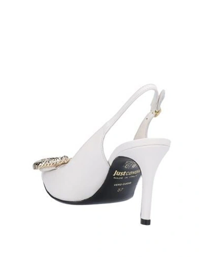 Shop Just Cavalli Pumps In White