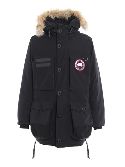 Shop Canada Goose Macculloch Padded Parka In Blue