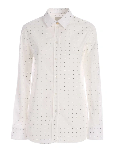 Shop Paul Smith All-over Number Print Shirt In White