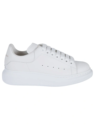 Shop Alexander Mcqueen Larry Lace-up Sneakers In White