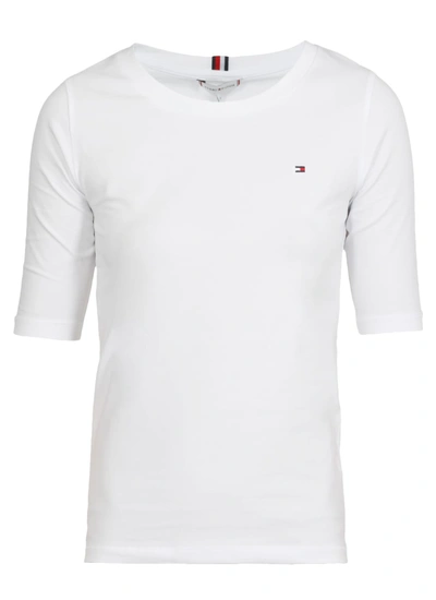 Shop Tommy Hilfiger Cotton T-shirt In White