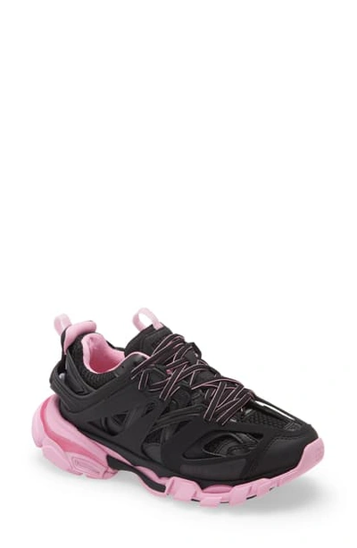 Shop Balenciaga Track Sneaker In 1050 Black/ Pink