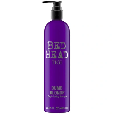 Shop Tigi Bed Head Dumb Blonde Violet Toning Shampoo 400ml
