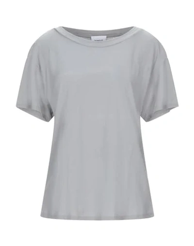 Shop Dondup T-shirts In Light Grey