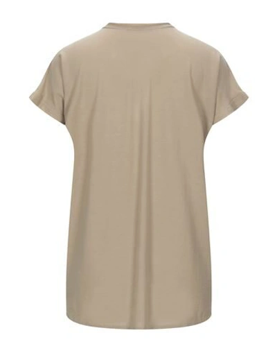 Shop Slowear Woman T-shirt Beige Size Xs Cotton