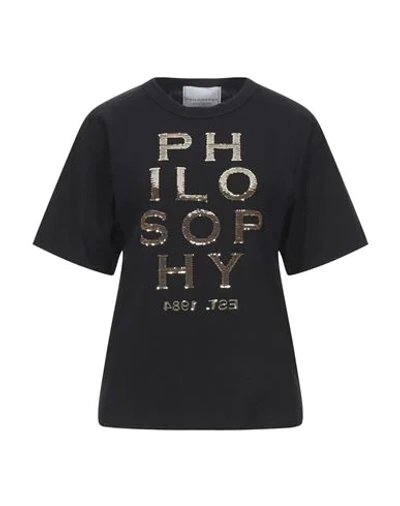 Shop Philosophy Di Lorenzo Serafini T-shirt In Black