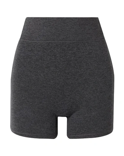 We Over Me Woman Shorts & Bermuda Shorts Charcoal Size L Polyester, Elastane In Grey