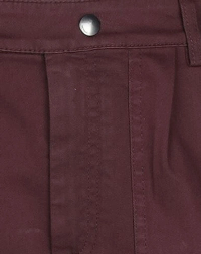 Shop Dondup Woman Pants Deep Purple Size 30 Cotton, Elastane