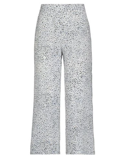 Shop Ganni Casual Pants In White