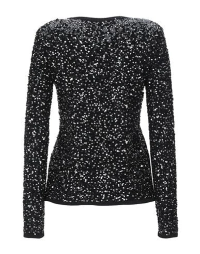 Shop Saint Laurent Woman Sweater Black Size M Wool, Glass, Acrylic