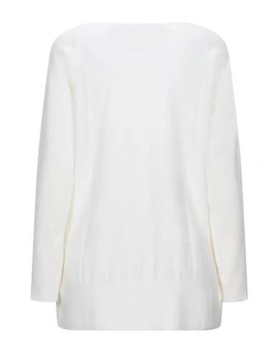 Shop Agnona Sweater In Ivory
